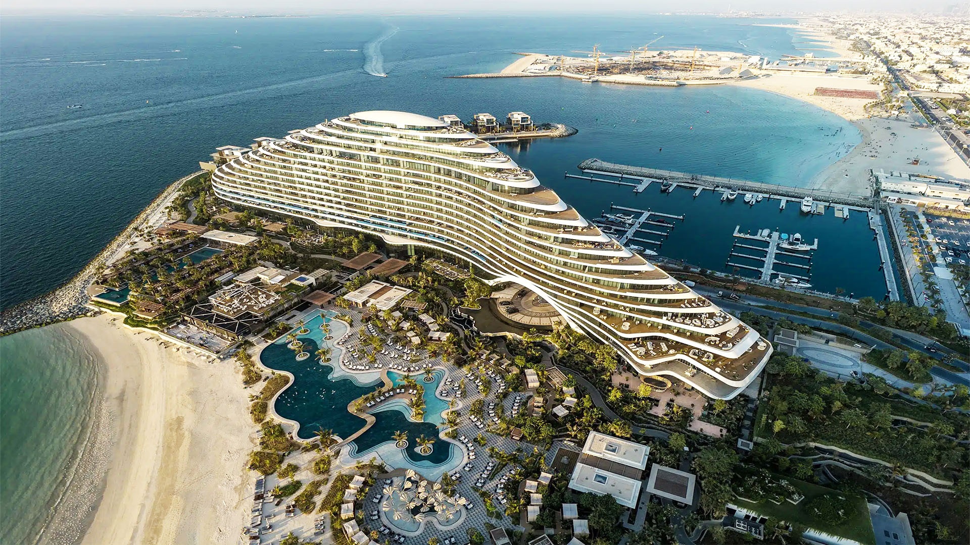 Ночной вид Cheval Blanc Maison Dubai